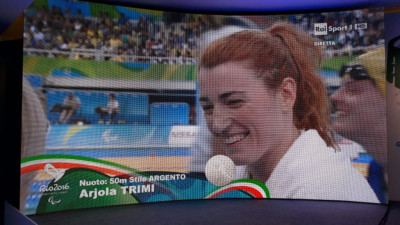 Arjola Trimi d'argento sui 50 stile S4. E' la 37^ medaglia azzurra