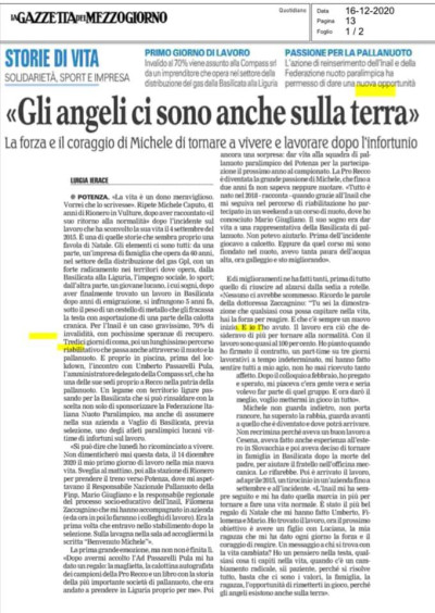 Nuovo traguardo per Michele 