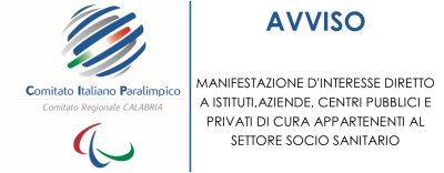 AVVISO MANIFESTAZIONE D'INTERESSE DIRETTO A ISTITUTI,AZIENDE, CENTRI PUBBLICI...
