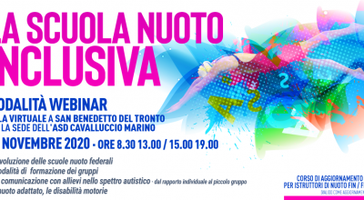 CORSO DI AGGIORNAMENTO TECNICO FINP/FISDIR - “LA SCUOLA NUOTO INCLUSIVA...