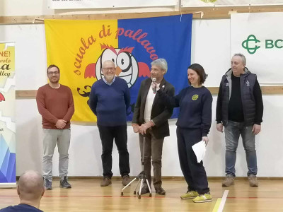 Presidente CIP Marche Luca Savoiardi intervenuto al Torneo dell'Epifania a Fermo