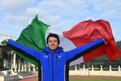 Pechino 2022: Giacomo Bertagnolli ha ricevuto il Tricolore Paralimpico dal Pr...