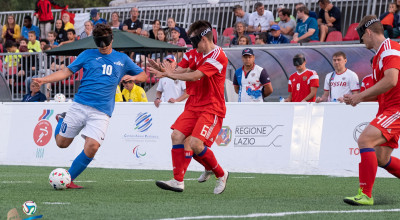 Francesco Cavallotto, attaccante azzurro che segna goal senza vederli