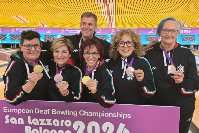 Bowling per sordi, Europei: 3 medaglie per l'Italia nelle gare di doppio
