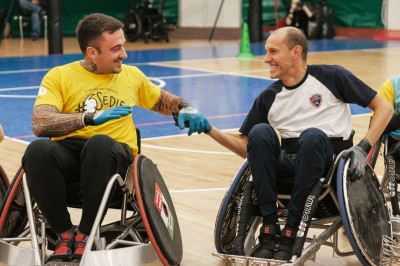 Grande successo a Roma per il #6Sedie. In campo campioni di wheelchair ed ex ...