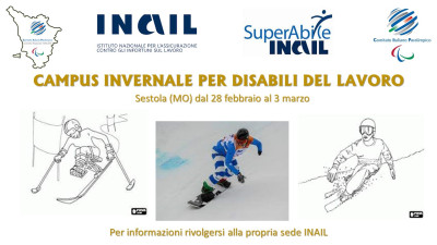 Campus Invernale per disabili del lavoro