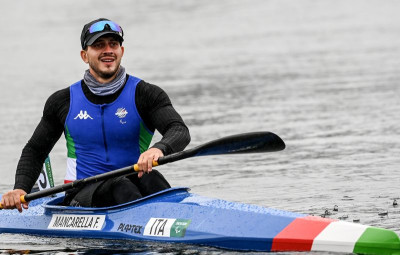 Federico Mancarella protagonista de Il campione paralimpico va a scuola...