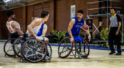 Basket in carrozzina: 2 vittorie e 2 sconfitte, per l'Italia, all'Easter Tour...