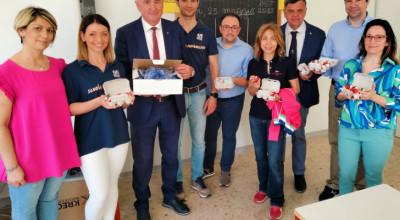 CONI Marche e CIP Marche consegnano materiali sportivi a Jesi