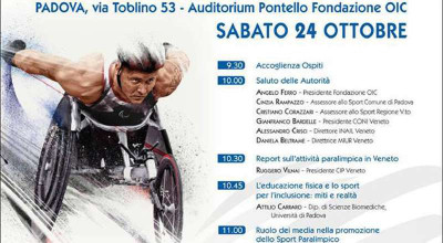 Il Presidente Pancalli a Padova per il convegno dal titolo: Lo sport paralimp...