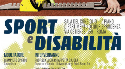 Il Presidente Pancalli presente con un suo intervento al convegno Sport e Dis...
