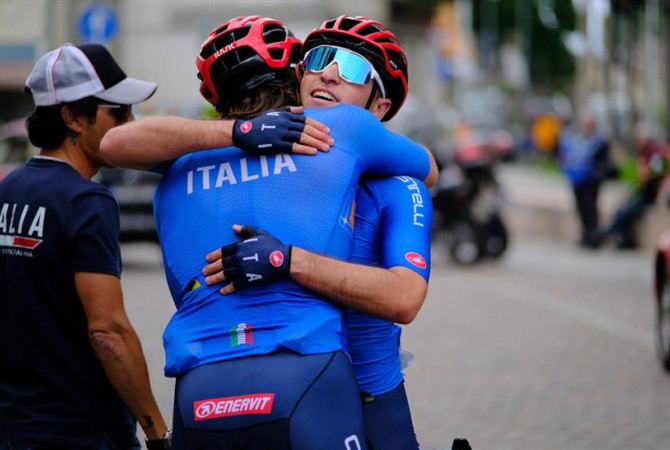 Ciclismo, Coppa del Mondo di Maniago: l'Italia chiude con l'oro di Andreoli-Toto