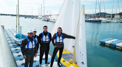 Studenti croati in visita alla Liberi nel Vento per imparare l'arte della vela