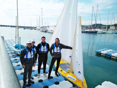 Studenti croati in visita alla Liberi nel Vento per imparare l'arte della vela