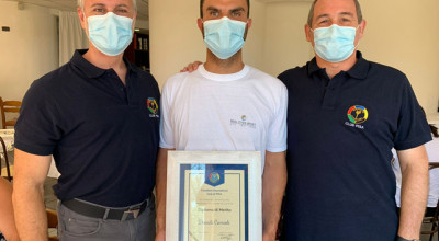 Diploma al Merito al paralimpico Daniele Cassioli