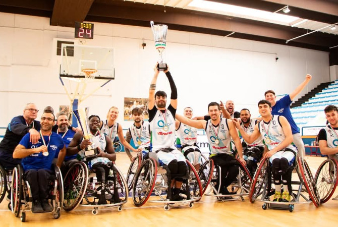 Basket in carrozzina: la Deco Amicacci Abruzzo vince la Coppa Italia 2026