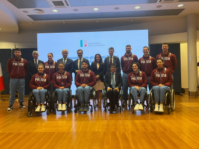 Gruppo Sportivo Fiamme Oro: incontro con gli atleti Allievi Tecnici della Sez...