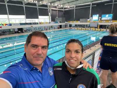 Maria Chiara Cera campionessa del mondo di nuoto in due categorie Maria Chiara Cera campionessa del mondo di nuoto in due categorie