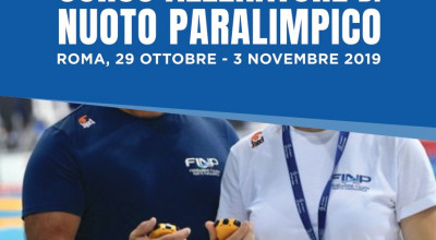 Corso Allenatore di Nuoto Paralimpico. Scadenza iscrizioni, il 9 ottobre