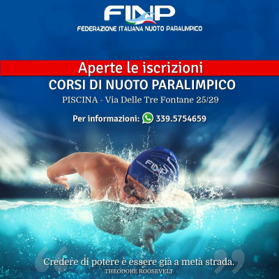 Al Centro di Preparazione Paralimpica aperte le iscrizioni per i corsi di nuo...