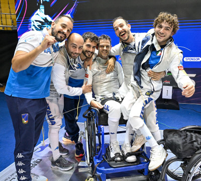 Scherma, Mondiali di Iksan: bronzo per la squadra di fioretto maschile