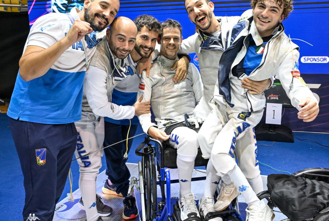 Scherma, Mondiali di Iksan: bronzo per la squadra di fioretto maschile