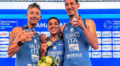 World Triathlon Para Cup Samarkand: tre le medaglie azzurre