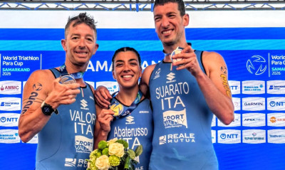 World Triathlon Para Cup Samarkand: tre le medaglie azzurre