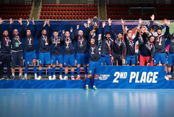 Futsal per atleti sordi: argento per la Nazionale maschile agli Europei di Porec