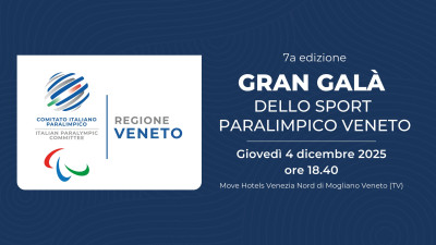 7° Gran Galà dello sport paralimpico Veneto