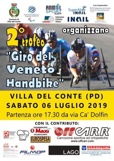 2° Trofeo Giro del Veneto Handbike 6 Luglio 2019