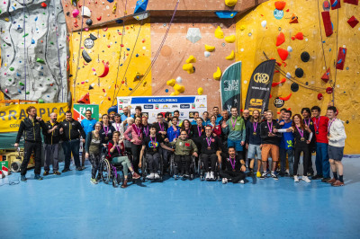 Paraclimbing: ottimo avvio per il circuito di Coppa Italia