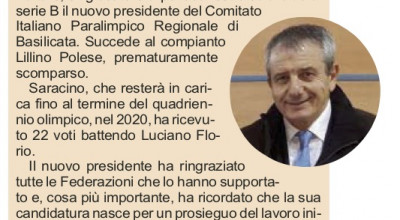 SPort Paralimpici - Saracino Presidente 