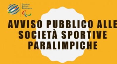 LO SPORT PARALIMPICO VA A SCUOLA - AVVISO PUBBLICO 2023/2024