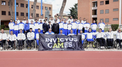 Consegnato il Tricolore agli atleti del GSPD che parteciperanno agli Invictus...