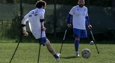 Calcio amputati: una vittoria e un pareggio, per l'Italia, contro la Francia