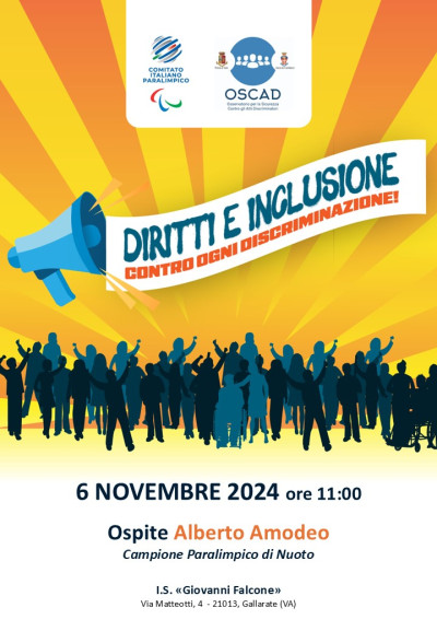 DIRITTI E INCLUSIONE CONTRO OGNI DISCRIMINAZIONE!