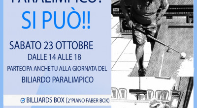 23/10/2021 - BILIARDO PARALIMPICO? SI PUÒ!!