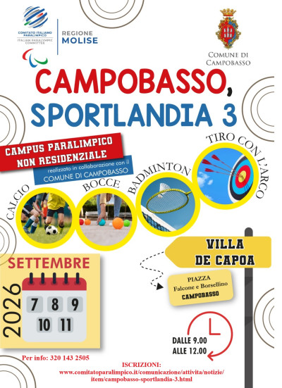 CAMPOBASSO, SPORTLANDIA 3