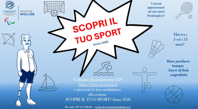 SCOPRI IL TUO SPORT! Anno 2026