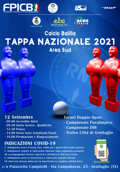 COMUNICATO STAMPA: Tappa Nazionale Campionato Italiano Calcio Balilla Paralim...