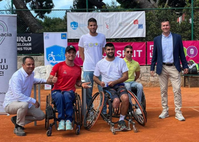 Tennis in carrozzina: Luca Arca trionfa allo Split Open