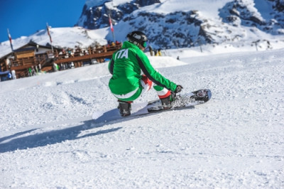 Para snowboard: ottimo esordio stagionale per il toscano Luchini
