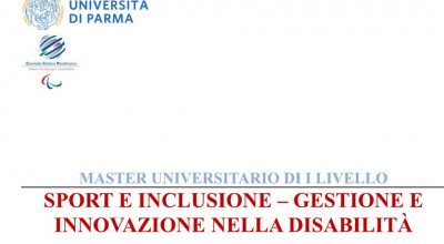 Master di 1° livello “Sport e Inclusione - Gestione e Innovazione n...