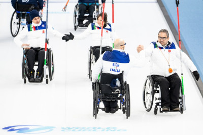 Curling in carrozzina, Mondiali: terza vittoria per l'Italia nel round robin