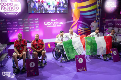 Calcio balilla: 9 medaglie per l'Italia in Coppa del Mondo