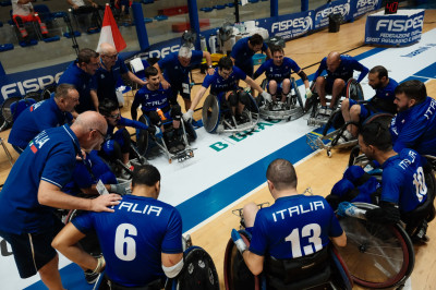 Rugby in carrozzina: la Nazionale in raduno a Padova