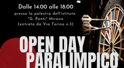 Locandina - OPEN-DAY DI TENNISTAVOLO E FRECCETTE