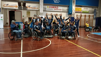 Rugby in carrozzina: Padova vince la Supercoppa Italiana