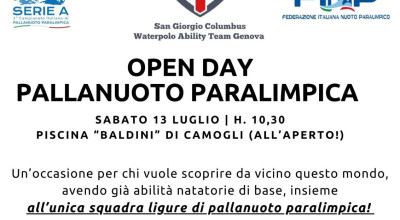 Open Day di Pallanuoto Paralimpica a Camogli: Un Evento di Sport e Inclusione